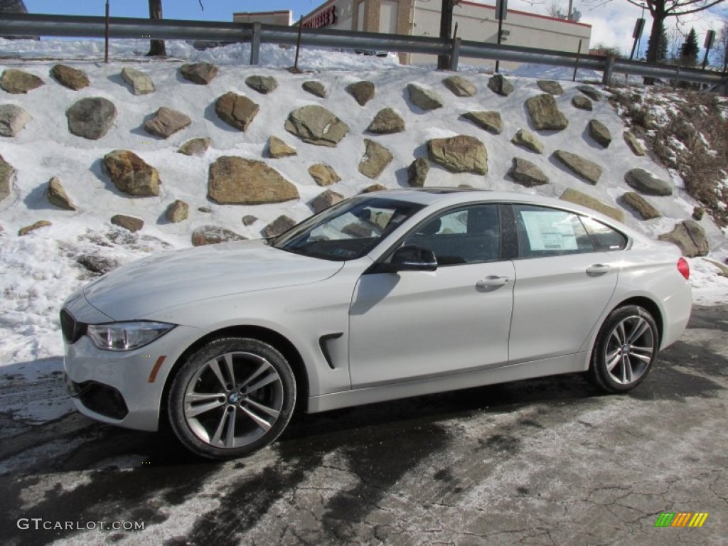 2015 4 Series 428i xDrive Gran Coupe - Alpine White / Black photo #1