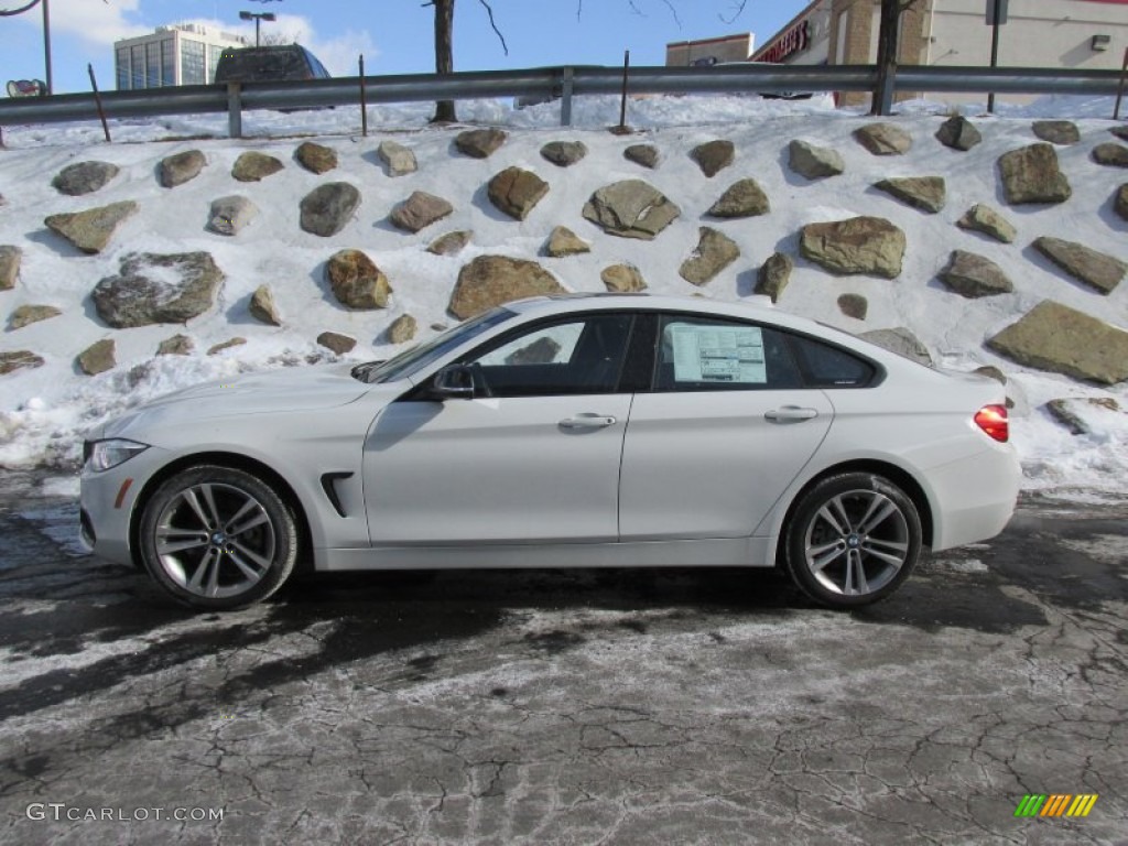 Alpine White 2015 BMW 4 Series 428i xDrive Gran Coupe Exterior Photo #101218326