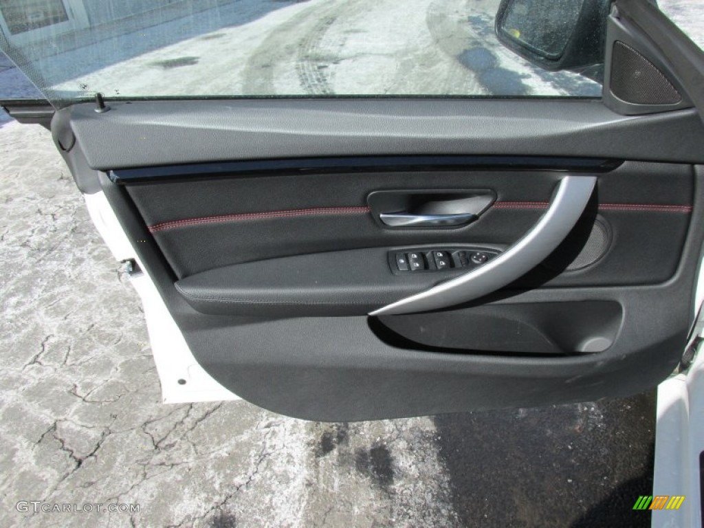 2015 BMW 4 Series 428i xDrive Gran Coupe Black Door Panel Photo #101218554
