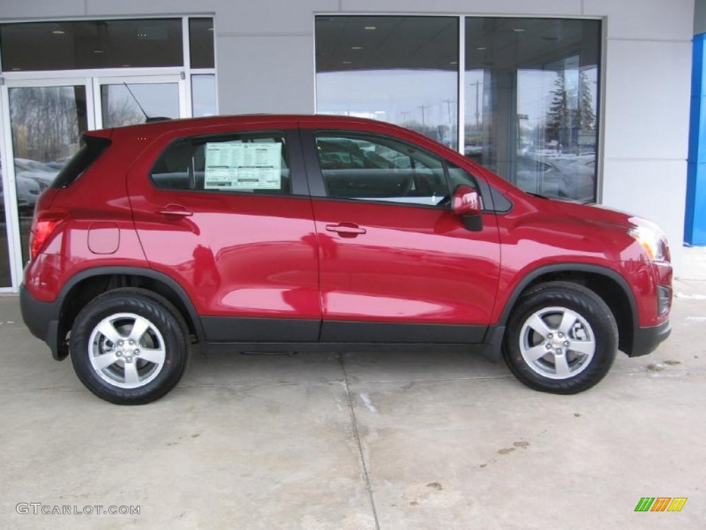 Ruby Red Metallic 2015 Chevrolet Trax LS AWD Exterior Photo #101219370