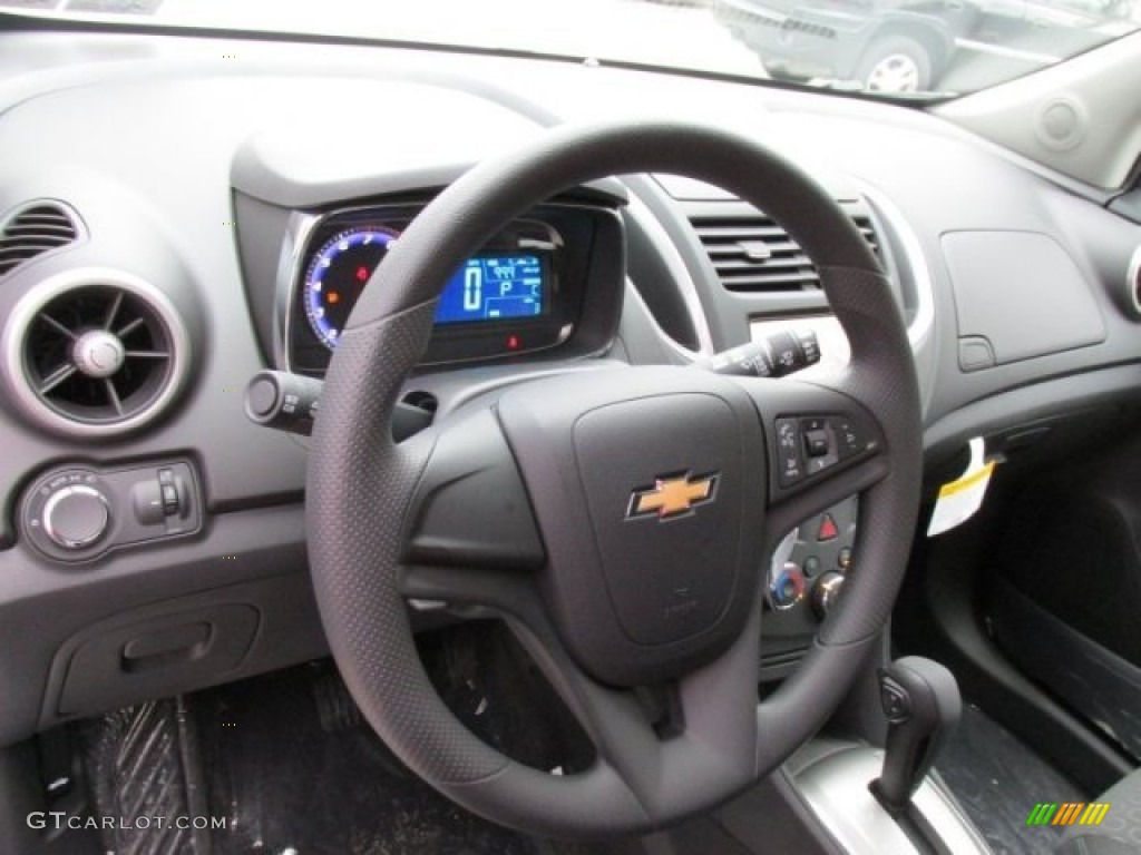 2015 Chevrolet Trax LS AWD Jet Black Steering Wheel Photo #101220573