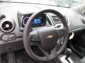 Jet Black 2015 Chevrolet Trax LS AWD Steering Wheel