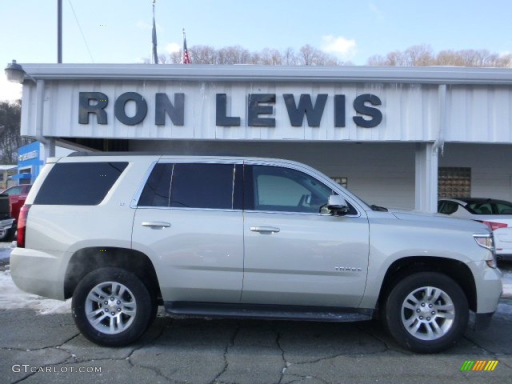 2015 Tahoe LT 4WD - Champagne Silver Metallic / Jet Black photo #1