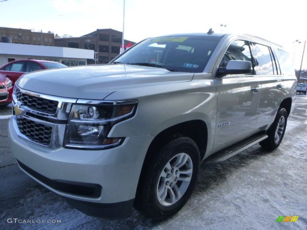 2015 Tahoe LT 4WD - Champagne Silver Metallic / Jet Black photo #4