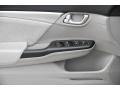 Gray 2015 Honda Civic Hybrid Sedan Door Panel