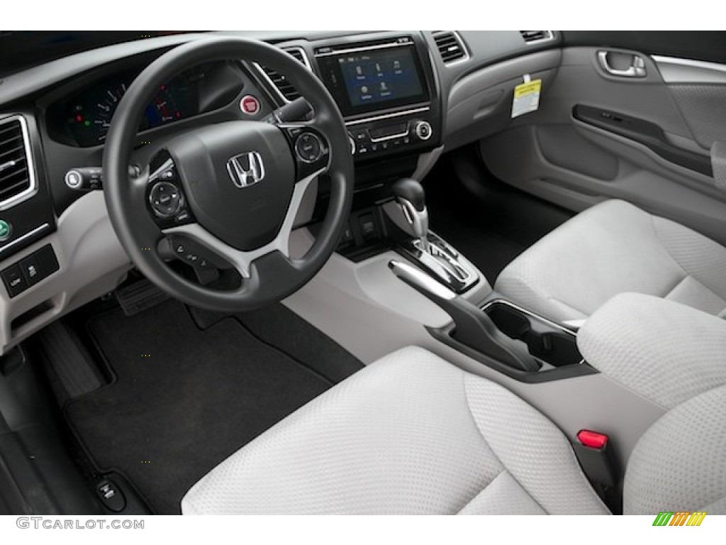 Gray Interior 2015 Honda Civic Hybrid Sedan Photo #101222001