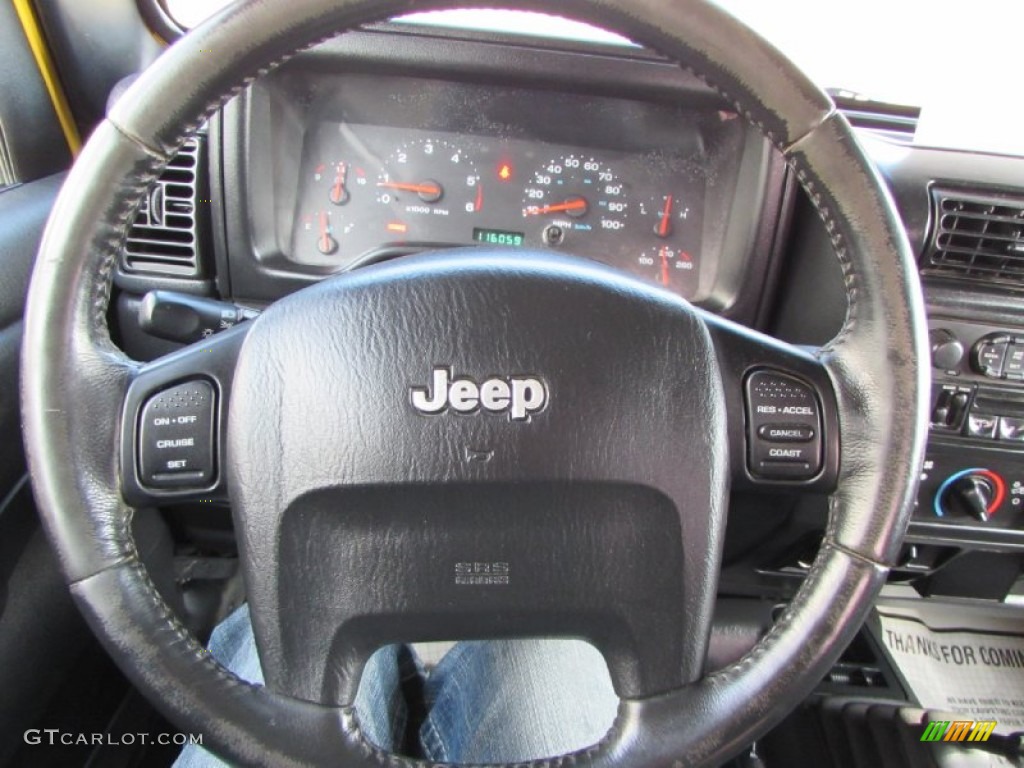 2004 Wrangler X 4x4 - Solar Yellow / Dark Slate Gray photo #26