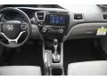 Gray 2015 Honda Civic Hybrid Sedan Dashboard