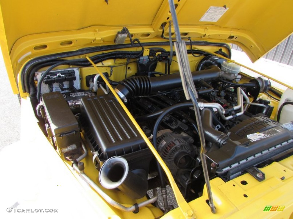2004 Wrangler X 4x4 - Solar Yellow / Dark Slate Gray photo #31