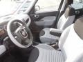 Black/Cementite 2014 Fiat 500L Easy Interior Color