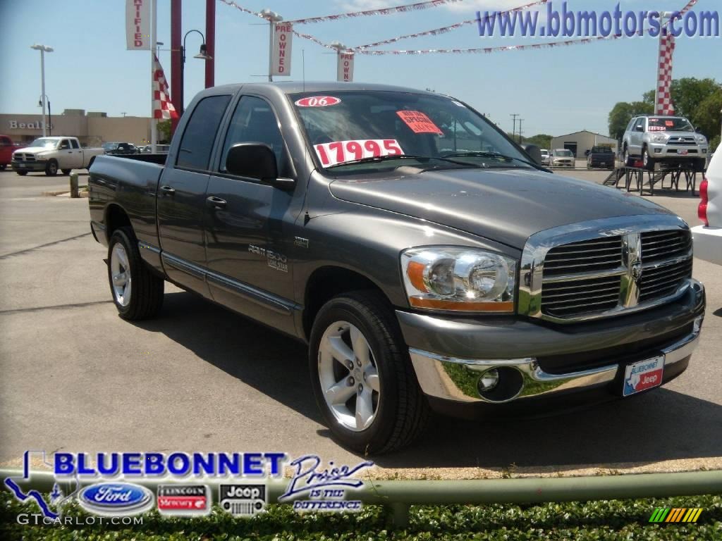 2006 Ram 1500 SLT Quad Cab - Mineral Gray Metallic / Medium Slate Gray photo #5