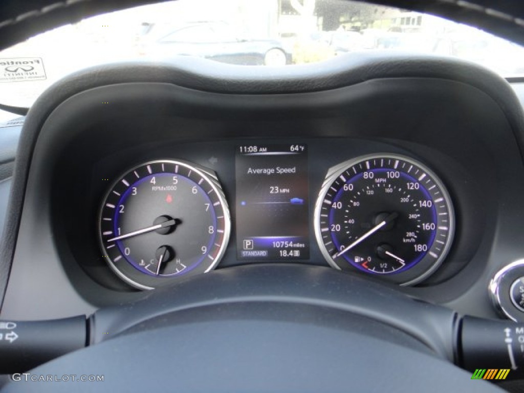 2014 Infiniti Q 50 3.7 Premium Gauges Photo #101223750