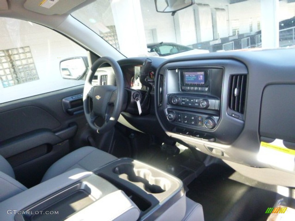 2015 Silverado 1500 WT Regular Cab 4x4 - Victory Red / Dark Ash/Jet Black photo #13