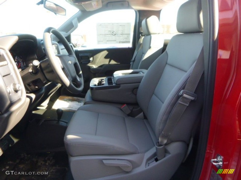 2015 Silverado 1500 WT Regular Cab 4x4 - Victory Red / Dark Ash/Jet Black photo #15