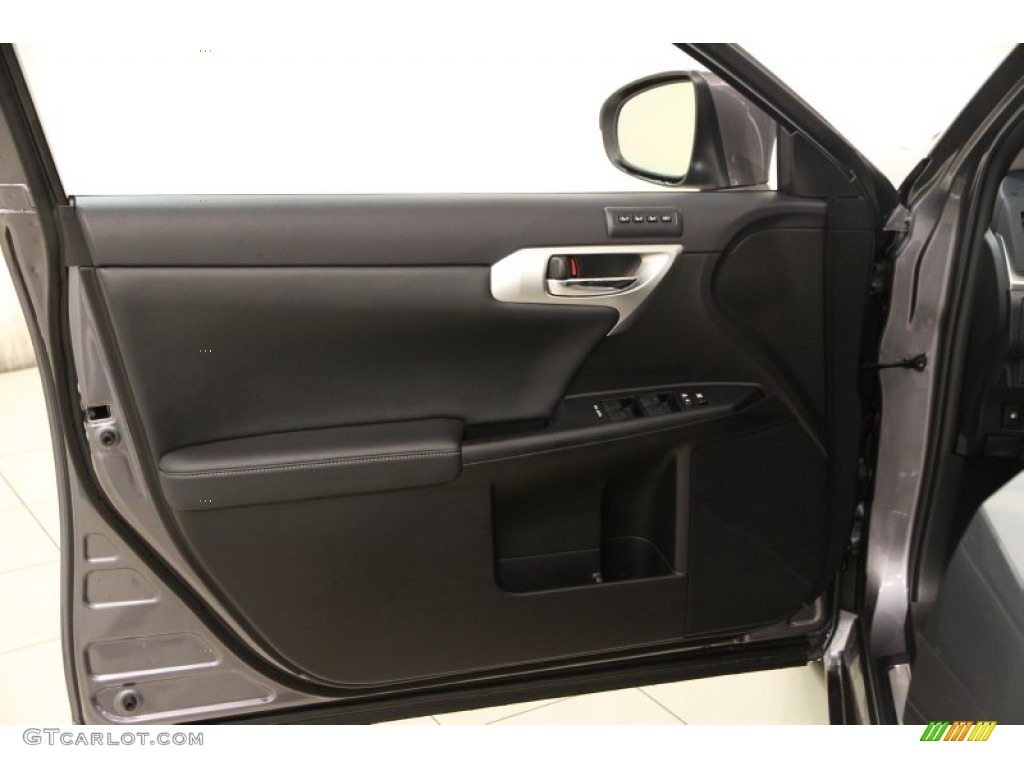 2012 CT 200h Hybrid Premium - Nebula Gray Pearl / Black photo #4