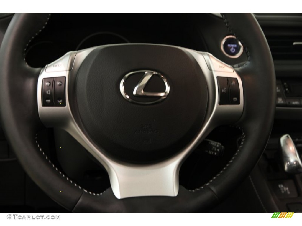 2012 CT 200h Hybrid Premium - Nebula Gray Pearl / Black photo #10