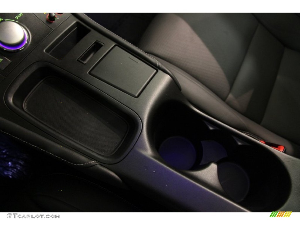 2012 CT 200h Hybrid Premium - Nebula Gray Pearl / Black photo #15