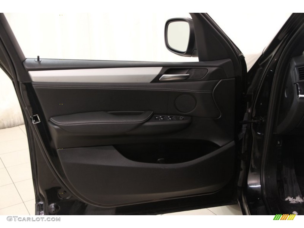 2012 BMW X3 xDrive 35i Black Door Panel Photo #101225703