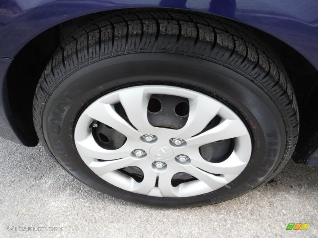 2010 Elantra GLS - Regatta Blue / Beige photo #5