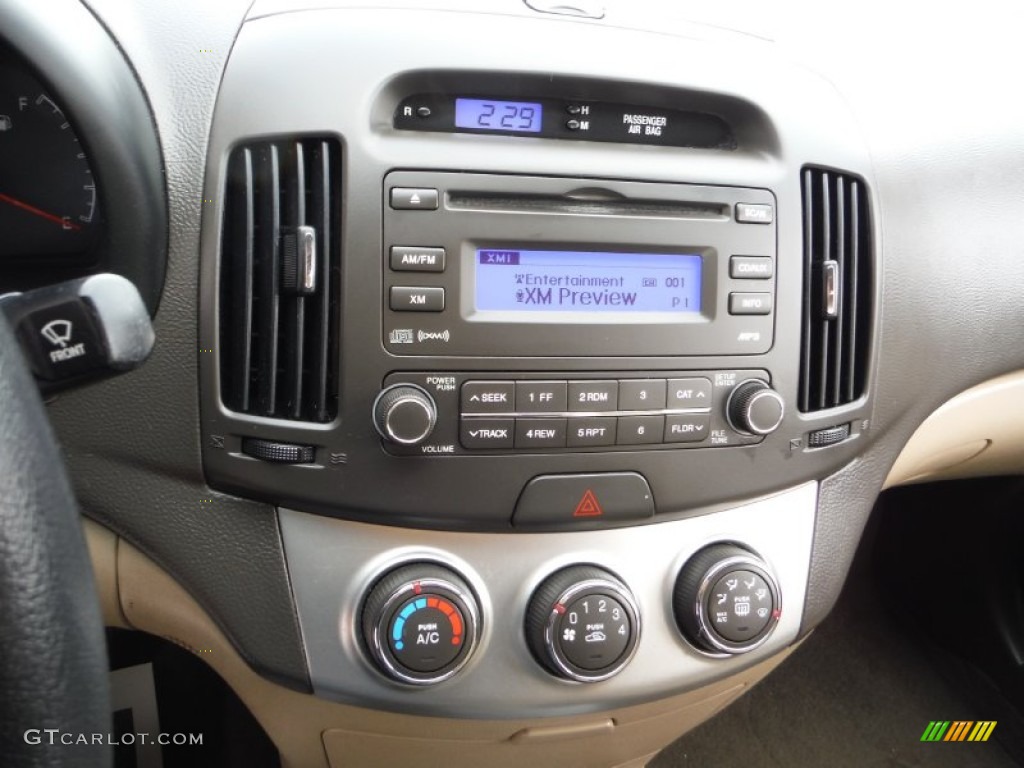 2010 Elantra GLS - Regatta Blue / Beige photo #15