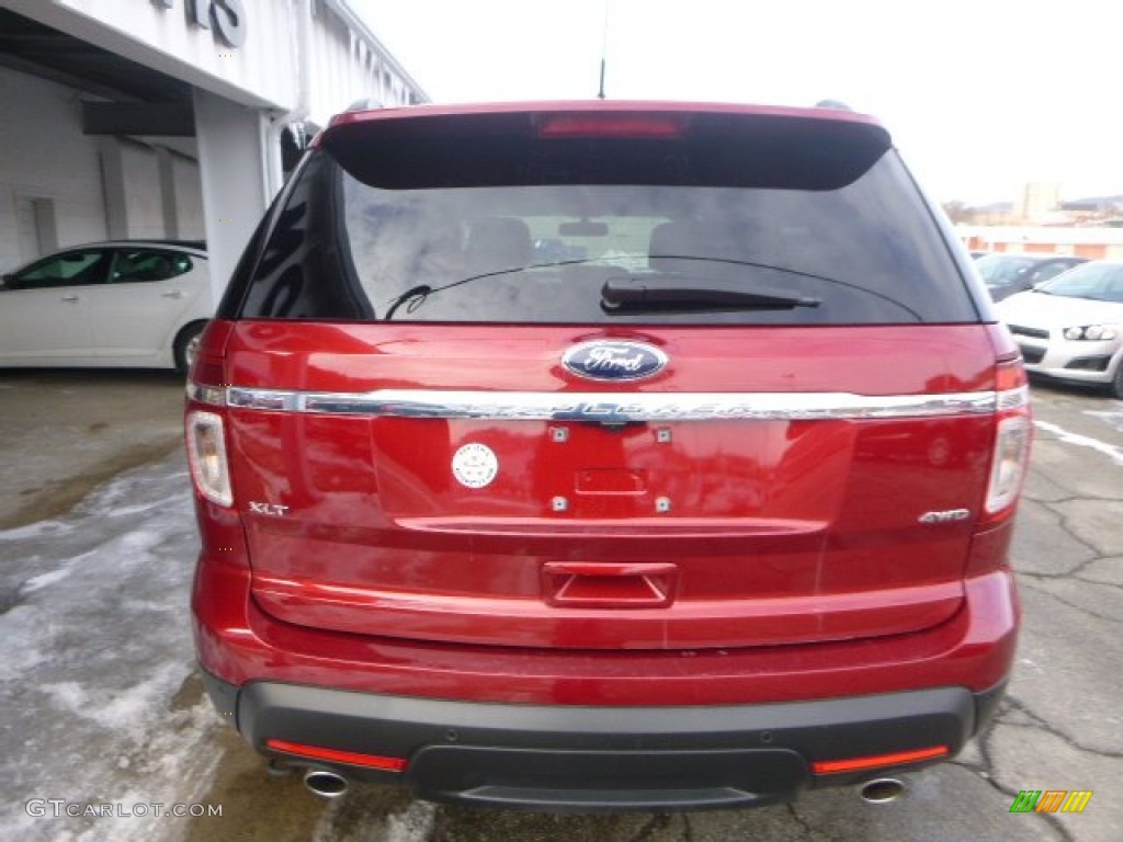 2014 Explorer XLT 4WD - Ruby Red / Charcoal Black photo #6