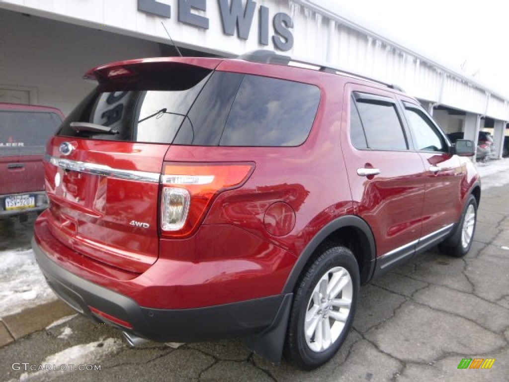 2014 Explorer XLT 4WD - Ruby Red / Charcoal Black photo #7