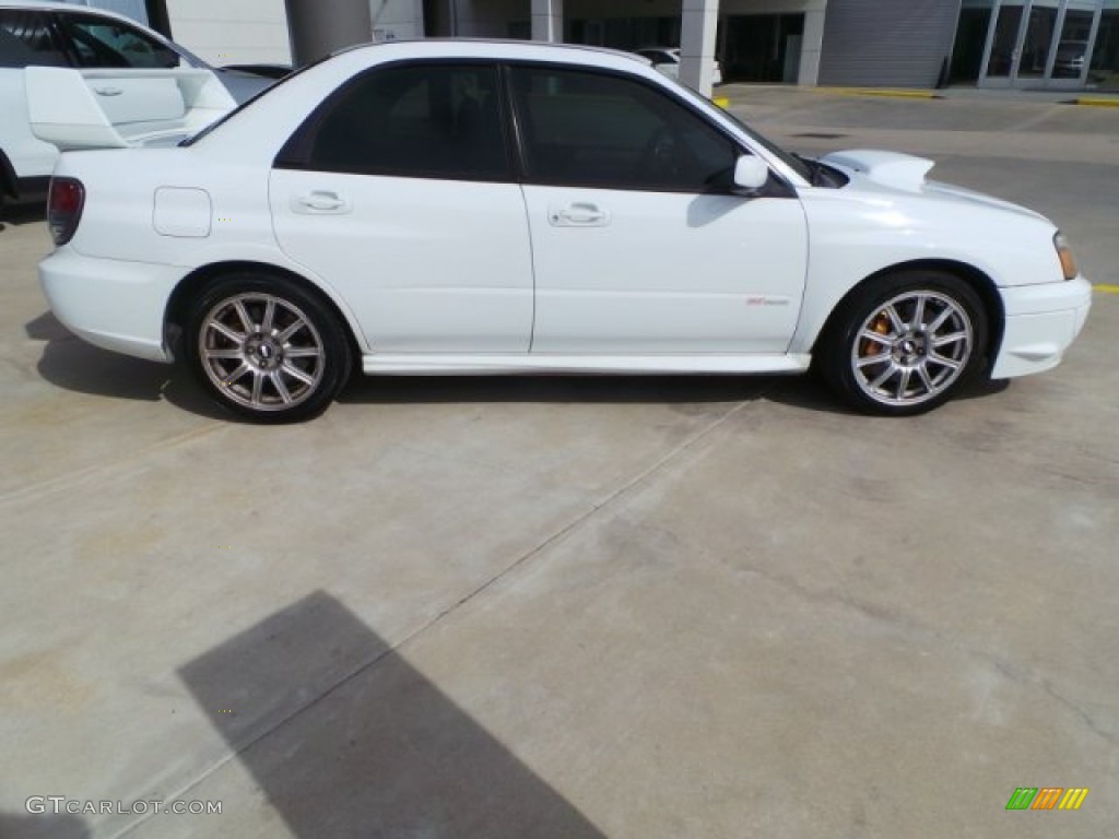 Aspen White 2005 Subaru Impreza WRX STi Exterior Photo #101226915