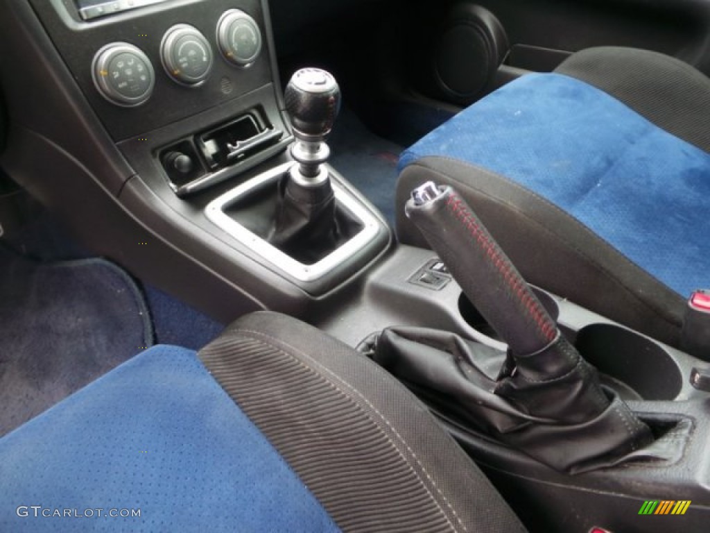2005 Impreza WRX STi - Aspen White / Black/Blue Ecsaine photo #18