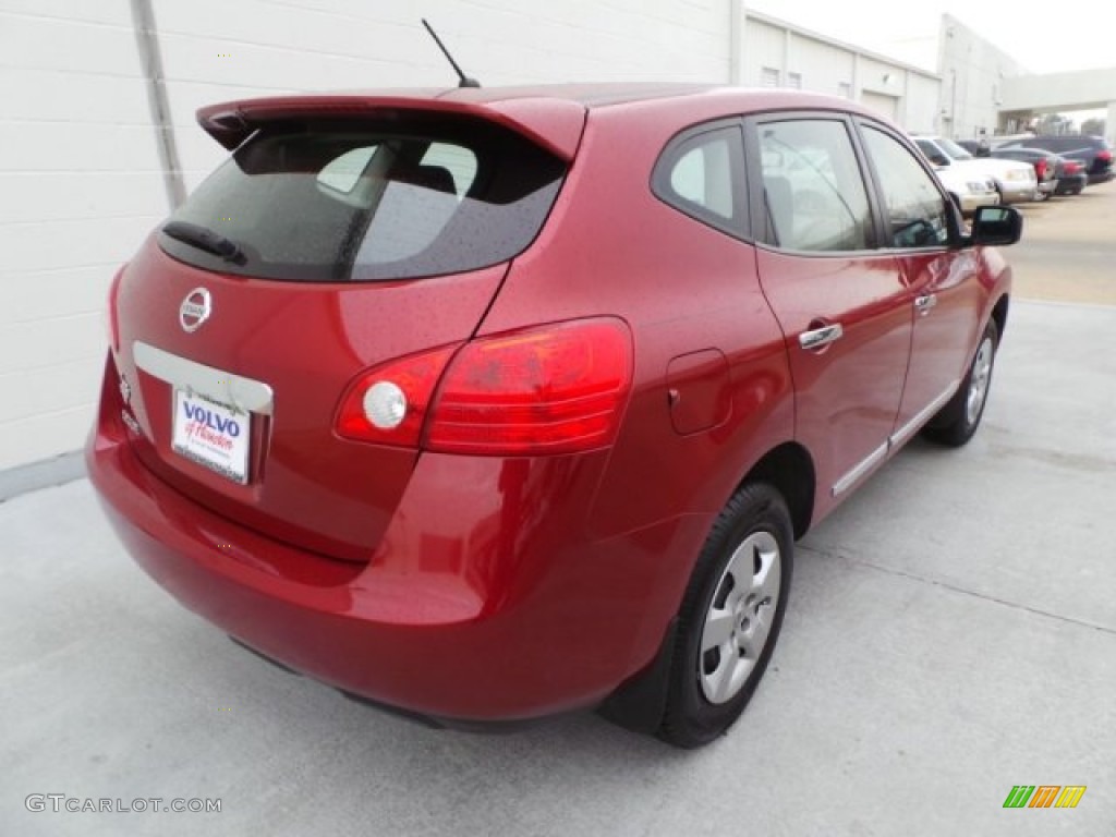2012 Rogue S - Cayenne Red / Black photo #6