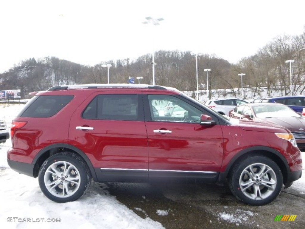 2015 Explorer Limited 4WD - Ruby Red / Charcoal Black photo #1