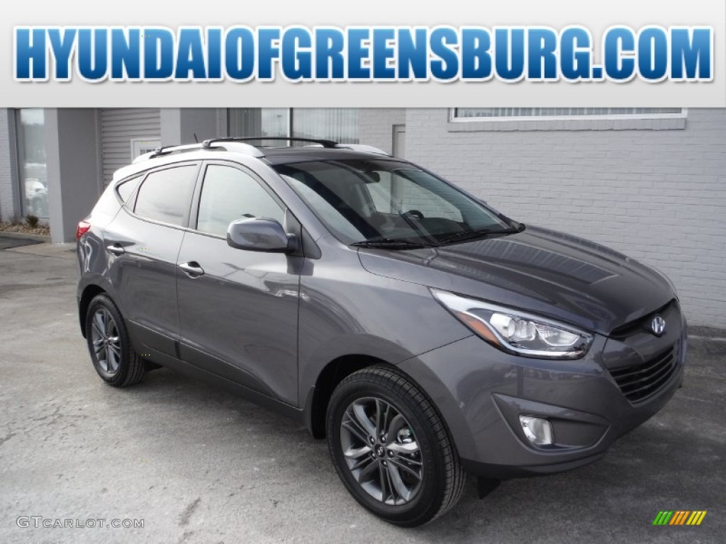 2015 Tucson SE AWD - Shadow Gray / Black photo #1