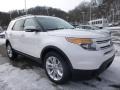 2015 White Platinum Ford Explorer Limited 4WD  photo #2