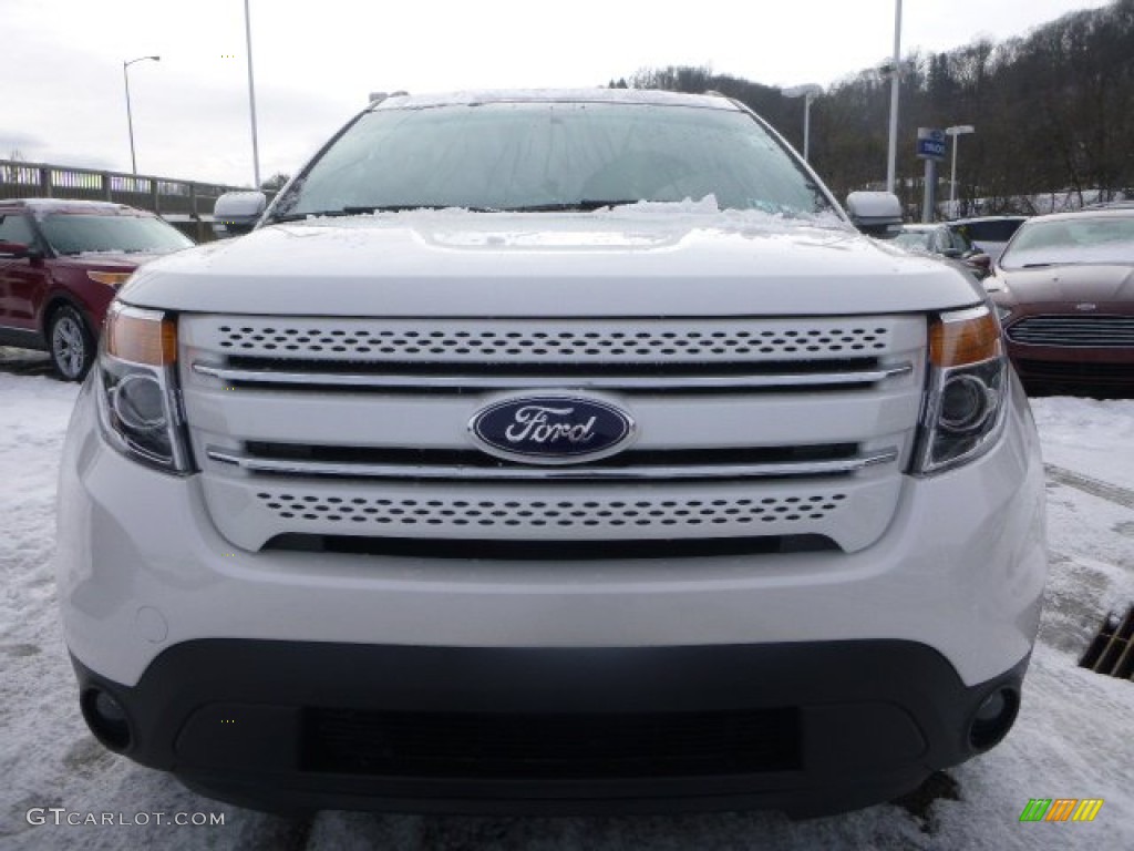 2015 Explorer Limited 4WD - White Platinum / Pecan photo #3