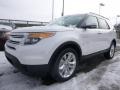 2015 White Platinum Ford Explorer Limited 4WD  photo #4