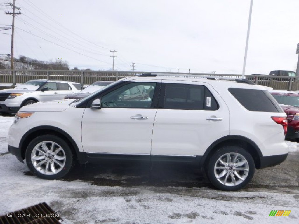 2015 Explorer Limited 4WD - White Platinum / Pecan photo #5