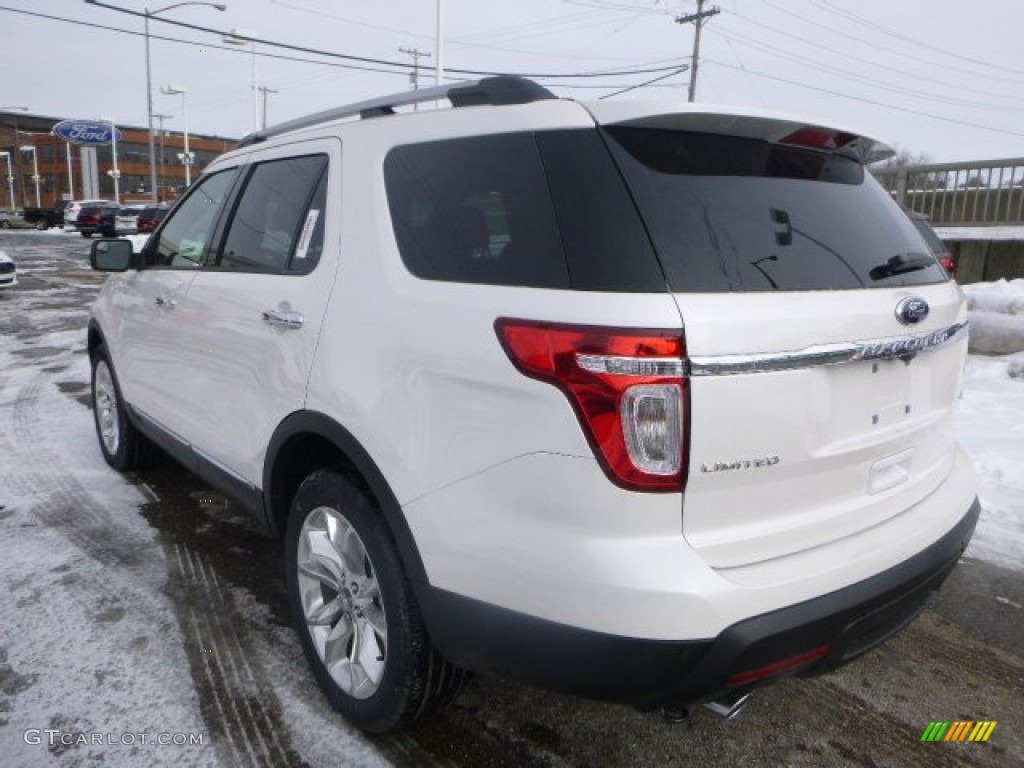 2015 Explorer Limited 4WD - White Platinum / Pecan photo #6