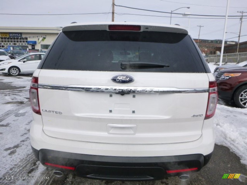 2015 Explorer Limited 4WD - White Platinum / Pecan photo #7
