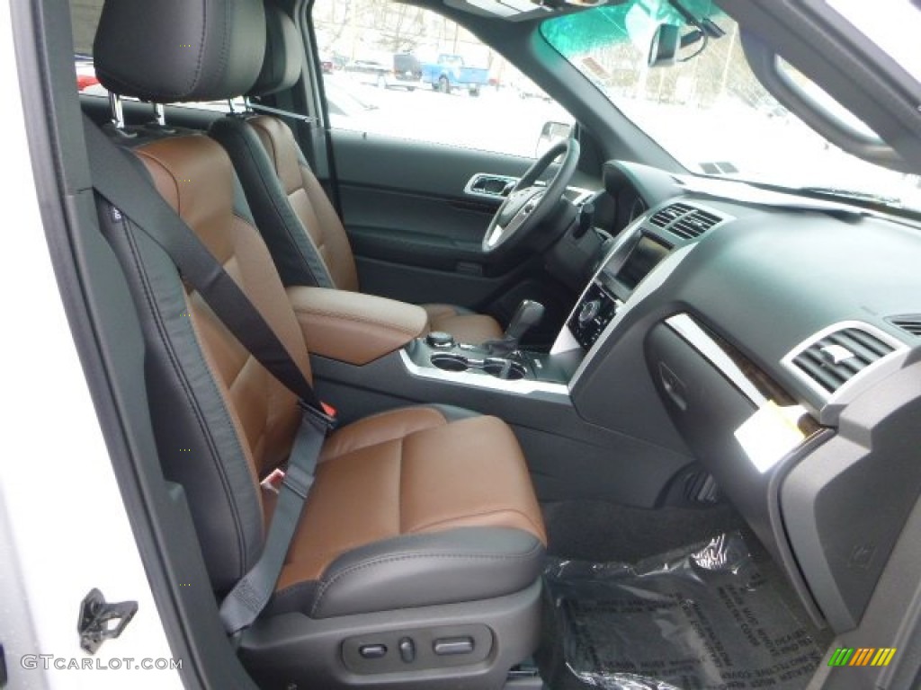 2015 Explorer Limited 4WD - White Platinum / Pecan photo #10