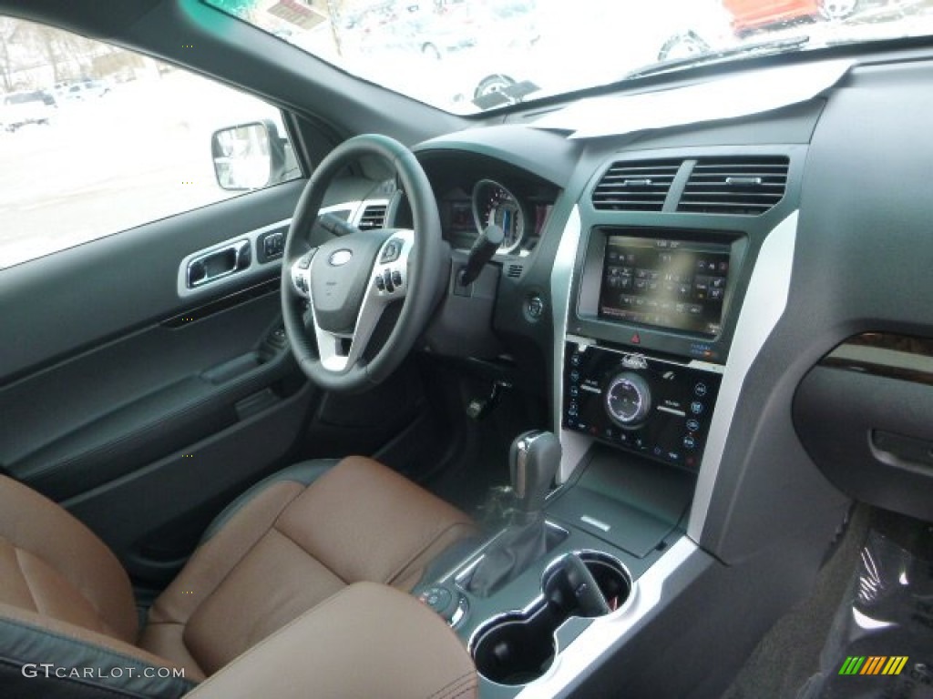 2015 Explorer Limited 4WD - White Platinum / Pecan photo #11