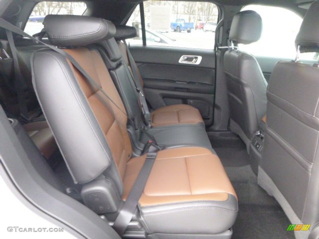 2015 Explorer Limited 4WD - White Platinum / Pecan photo #13