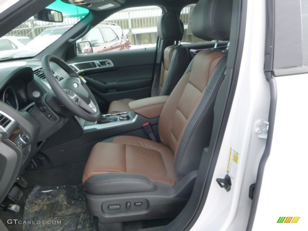 2015 Explorer Limited 4WD - White Platinum / Pecan photo #16