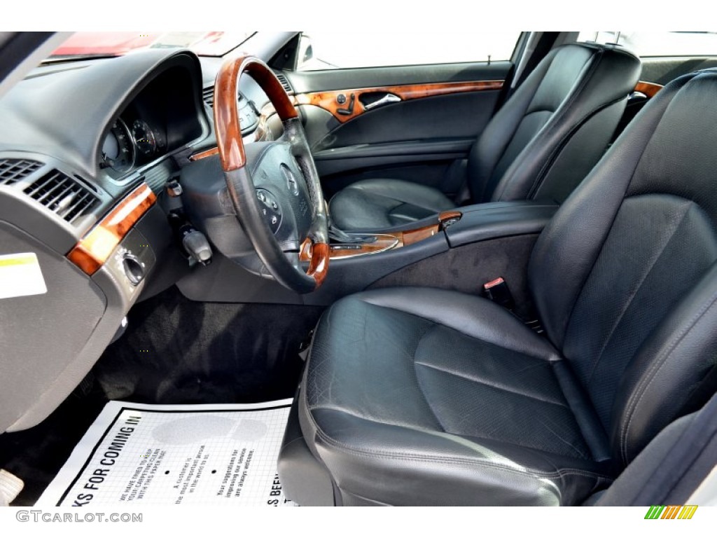 Charcoal Interior 2005 Mercedes-Benz E 320 Sedan Photo #101230899