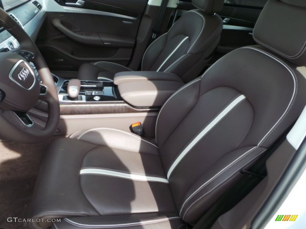 2015 Audi A8 L TDI quattro Front Seat Photo #101231118