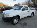 Super White 2007 Toyota Tacoma Regular Cab Exterior