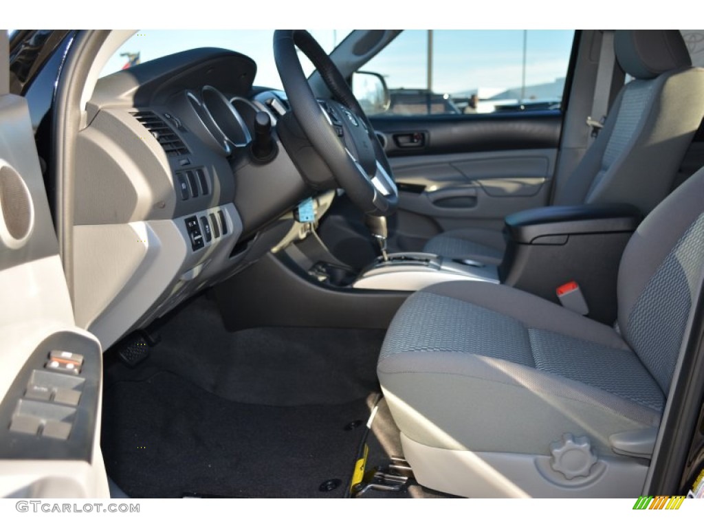 2015 Tacoma V6 PreRunner Double Cab - Black / Graphite photo #5