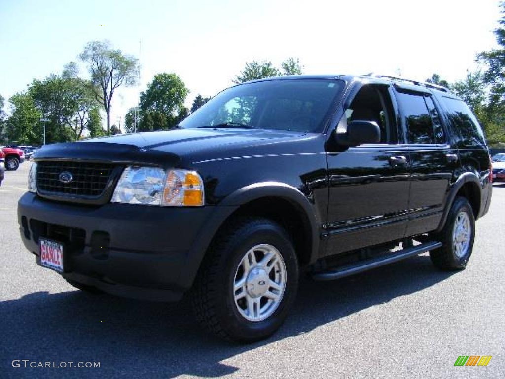 2003 Explorer XLS 4x4 - Black / Graphite Grey photo #1