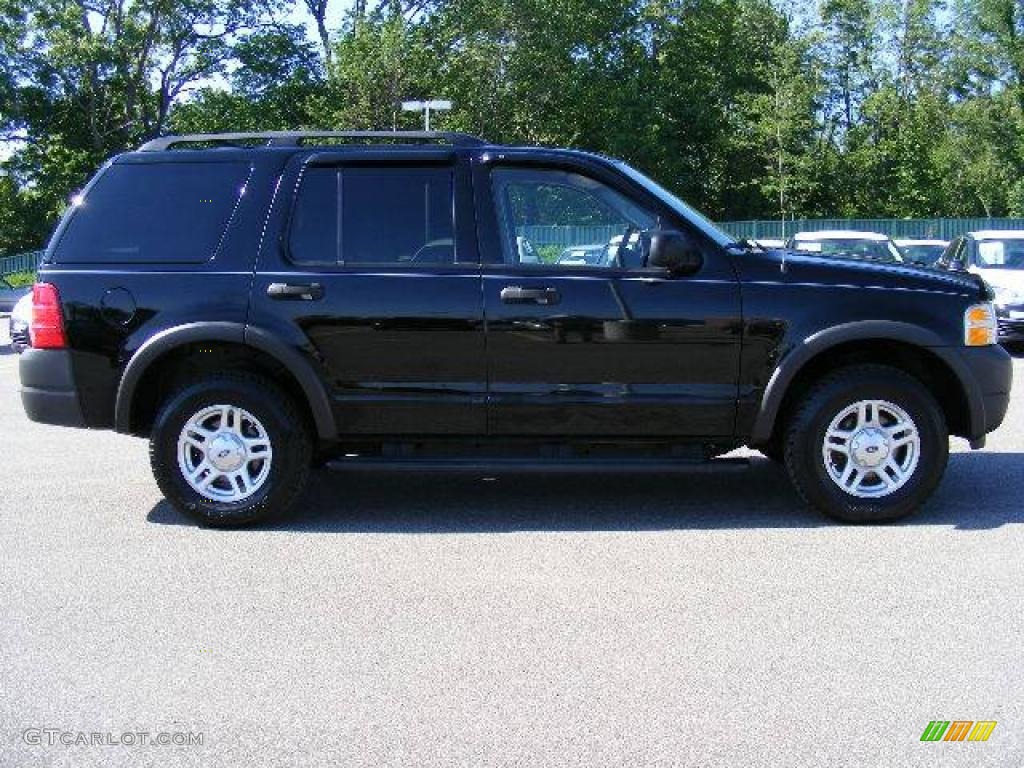 2003 Explorer XLS 4x4 - Black / Graphite Grey photo #6