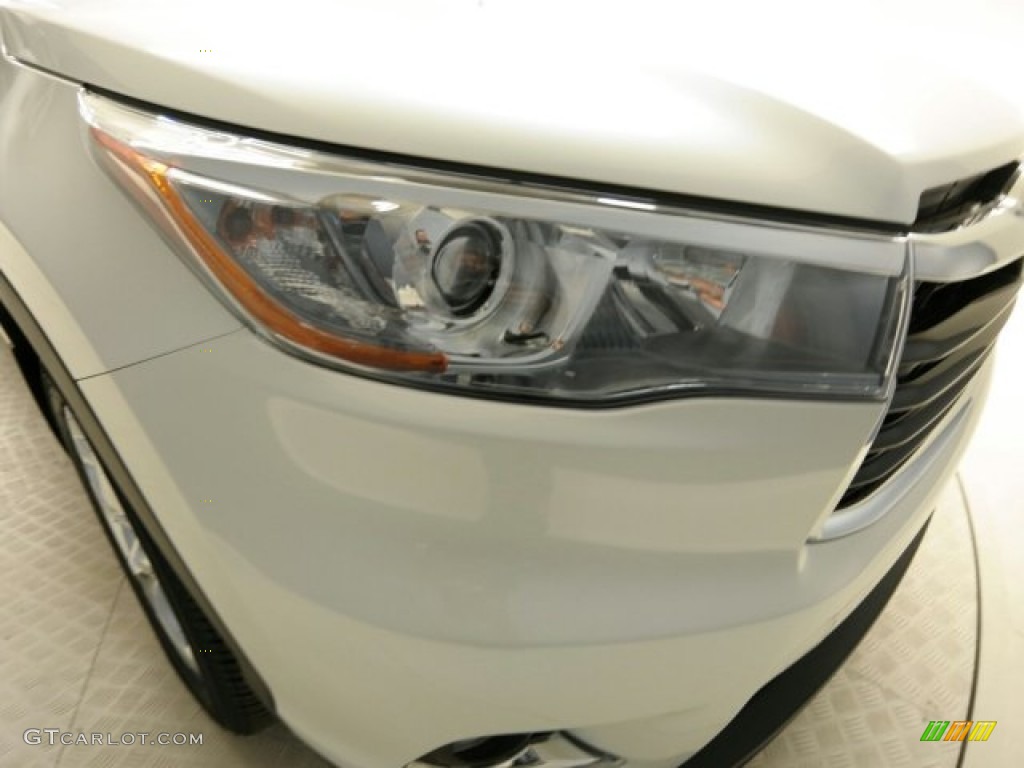 2015 Highlander Limited AWD - Blizzard Pearl White / Almond photo #7