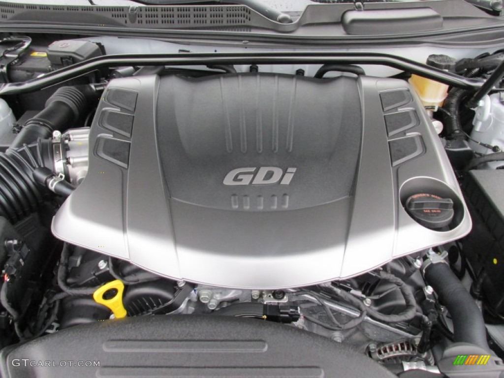 2015 Hyundai Genesis Coupe 3.8 3.8 Liter GDI DOHC 24-Valve DCVVT V6 Engine Photo #101243160