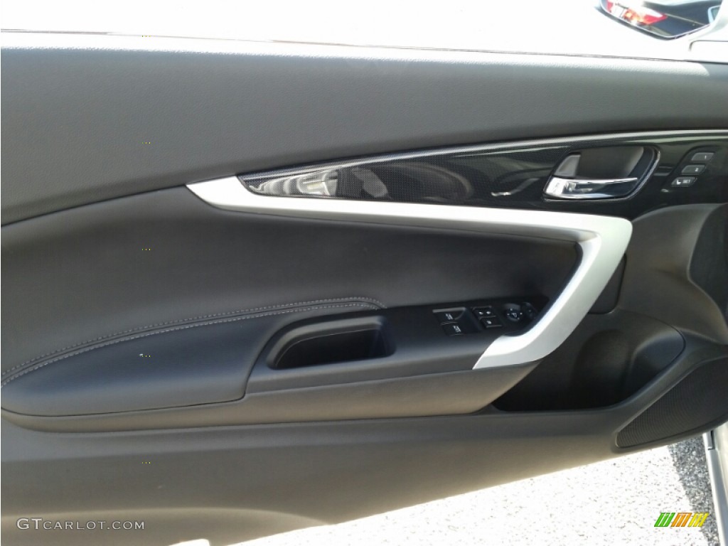 2014 Accord EX-L V6 Coupe - Alabaster Silver Metallic / Black photo #10
